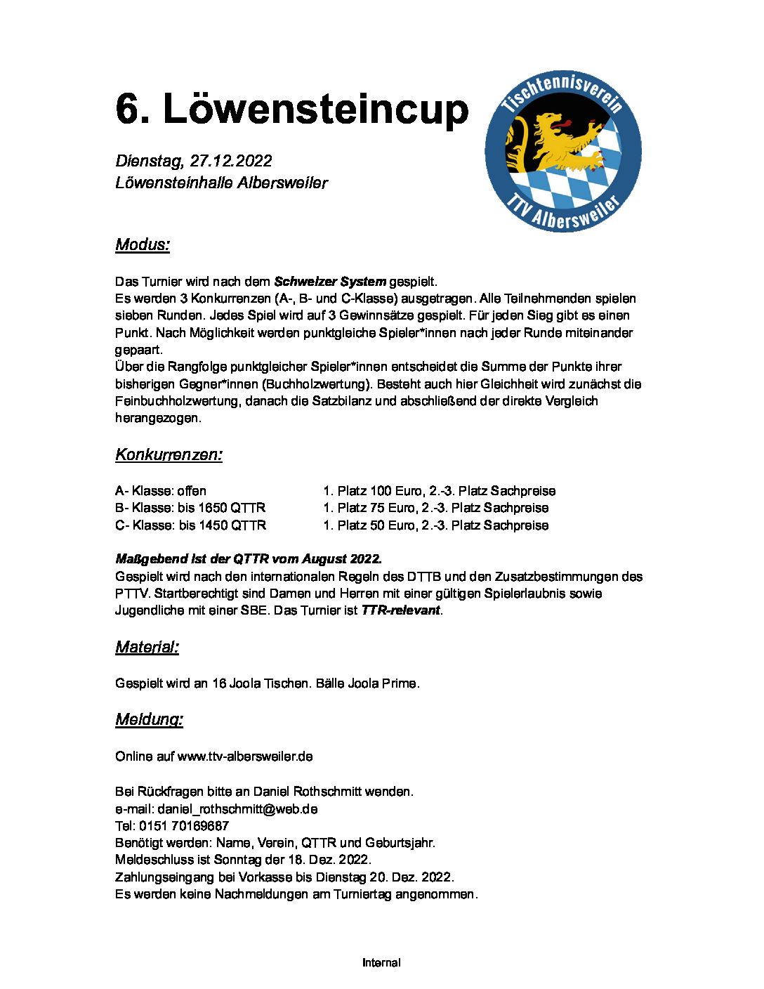 TTV Albersweiler